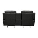 Homelegance Marille Reclining Fabric Loveseat 9724BLK-2 IMAGE 4