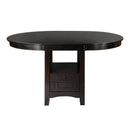Homelegance Oval Junipero Counter Height Dining Table with Pedestal Base 2423-36 IMAGE 2