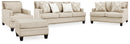 Benchcraft Claredon 15602U5 4 pc Sofa, Loveseat, Chair and Ottoman Set IMAGE 1