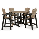 Signature Design by Ashley Fairen Trail P211B2 3-piece Outdoor Dining Set IMAGE 2