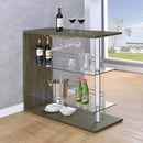Coaster Furniture Prescott 100156 Rectangular Home Bar Table - Weathered Grey IMAGE 5