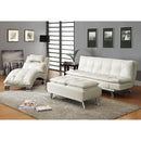 Coaster Furniture Dilleston Leatherette Chaise 550078 IMAGE 2
