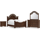 Signature Design by Ashley Lavinton B764B17 6 pc King Poster Bedroom Set IMAGE 1