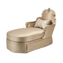 Michael Amini Platine de Royale Fabric Chaise 09845-CHPGN-201 IMAGE 1