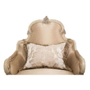 Michael Amini Platine de Royale Fabric Chaise 09845-CHPGN-201 IMAGE 4