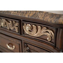 Michael Amini Platine de Royale Espresso Sideboard 09007-229 IMAGE 5