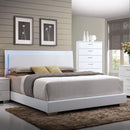 Acme Furniture Lorimar King Upholstered Platform Bed 22637AEK IMAGE 1