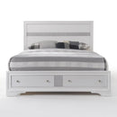 Acme Furniture Naima 25767EK EK Bed with Storage IMAGE 3