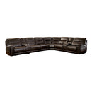 Homelegance Colombus Reclining Leather Match 8 pc Sectional 8490*8LRRR IMAGE 1