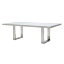 Michael Amini State St. Dining Table with Glass Top State St. 9016000-116 IMAGE 1