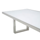 Michael Amini State St. Dining Table with Glass Top State St. 9016000-116 IMAGE 2