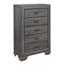 Homelegance Beechnut 5-Drawer Chest 1904GY-9 IMAGE 2