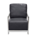 Diamond Sofa Zen Stationary Bonded Leather Accent Chair ZENCHBL IMAGE 2