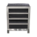 Diamond Sofa Zen Stationary Bonded Leather Accent Chair ZENCHBL IMAGE 4