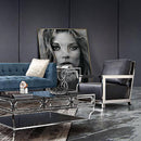 Diamond Sofa Zen Stationary Bonded Leather Accent Chair ZENCHBL IMAGE 6