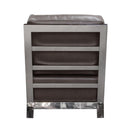 Diamond Sofa Zen Stationary Bonded Leather Accent Chair ZENCHGR IMAGE 5