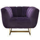 Diamond Sofa Venus Stationary Fabric Chair VENUSCHVI IMAGE 2