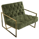 Diamond Sofa Luxe Stationary Fabric Accent Chair LUXECHGN IMAGE 1