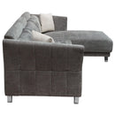 Diamond Sofa Naomi Fabric 2 pc Sectional NAOMIRFSECTGR IMAGE 5