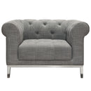 Diamond Sofa Monroe Stationary Fabric Chair MONROECHGL IMAGE 2