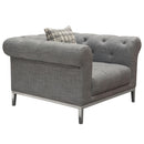 Diamond Sofa Monroe Stationary Fabric Chair MONROECHGL IMAGE 3