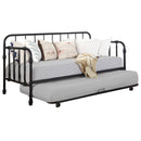 Coaster Furniture Marina 300765 Metal Twin Daybed with Trundle - Black IMAGE 2