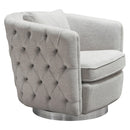 Diamond Sofa Bentley Swivel Fabric Chair BENTLEYCHLG IMAGE 3