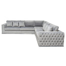 Diamond Sofa Envy Fabric Sectional ENVY3PCSECTGR IMAGE 5