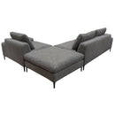 Diamond Sofa Flux Fabric 3 pc Sectional FLUX3PCSECTGR IMAGE 13