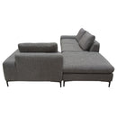 Diamond Sofa Flux Fabric 3 pc Sectional FLUX3PCSECTGR IMAGE 14