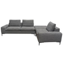 Diamond Sofa Flux Fabric 3 pc Sectional FLUX3PCSECTGR IMAGE 2