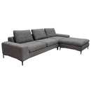Diamond Sofa Flux Fabric 3 pc Sectional FLUX3PCSECTGR IMAGE 4