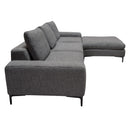 Diamond Sofa Flux Fabric 3 pc Sectional FLUX3PCSECTGR IMAGE 6
