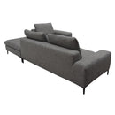 Diamond Sofa Flux Fabric 3 pc Sectional FLUX3PCSECTGR IMAGE 7