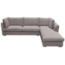Diamond Sofa Hope 2 pc Sectional HOPERF2PCSECTGR IMAGE 10