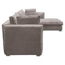Diamond Sofa Hope 2 pc Sectional HOPERF2PCSECTGR IMAGE 5