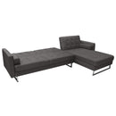 Diamond Sofa Opus Fabric 2 pc Sectional OPUSRFSECTGR IMAGE 2