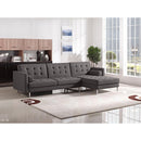 Diamond Sofa Opus Fabric 2 pc Sectional OPUSRFSECTGR IMAGE 8