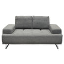 Diamond Sofa Russo Stationary Fabric Loveseat RUSSOLOGR IMAGE 2