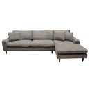 Diamond Sofa Wade Fabric Sectional WADERF2PCSECTGR IMAGE 2
