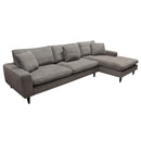 Diamond Sofa Wade Fabric Sectional WADERF2PCSECTGR IMAGE 4