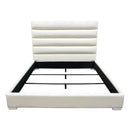 Diamond Sofa Bardot Queen Upholstered Bed BARDOTQUBEDWH IMAGE 2