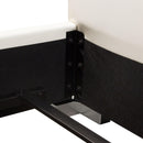 Diamond Sofa Bardot Queen Upholstered Bed BARDOTQUBEDWH IMAGE 6