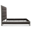 Diamond Sofa Empire Queen Upholstered Bed EMPIREQUBEDGR IMAGE 3