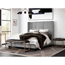 Diamond Sofa Beverly King Upholstered Platform Bed with Storage BEVERLYGREKBED IMAGE 17