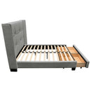 Diamond Sofa Beverly King Upholstered Platform Bed with Storage BEVERLYGREKBED IMAGE 6