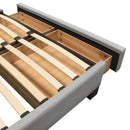 Diamond Sofa Beverly Queen Upholstered Platform Bed with Storage BEVERLYGRQUBED IMAGE 12