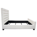 Diamond Sofa Zen King Upholstered Bed ZENWHEKBED IMAGE 5