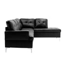 Homelegance Barrington Leather Look 2 pc Sectional 8378BLK* IMAGE 3