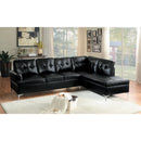 Homelegance Barrington Leather Look 2 pc Sectional 8378BLK* IMAGE 5